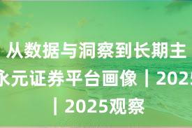 从数据与洞察到长期主义：永元证券平台画像｜2025观察