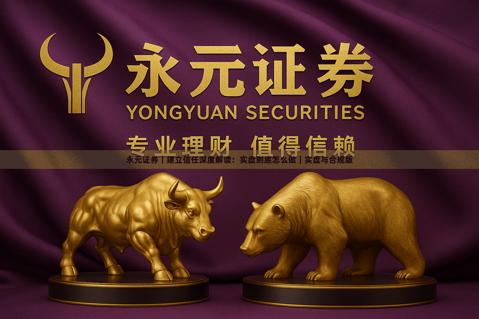 永元证券｜建立信任深度解读：实盘到底怎么做｜实盘与合规版