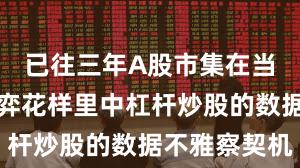 已往三年A股市集在当前存量博弈花样里中杠杆炒股的数据不雅察契机